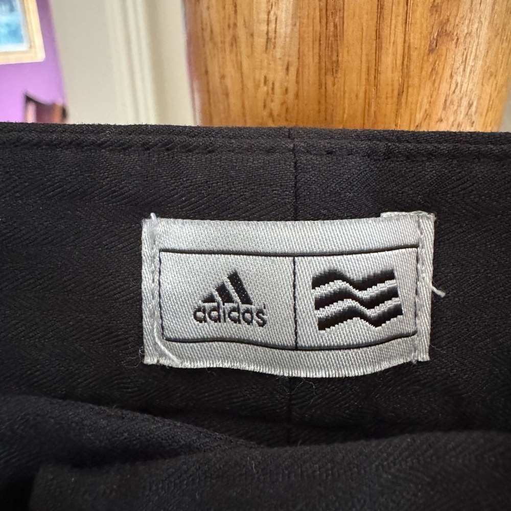 Adidas black golf pants “new” 36x30